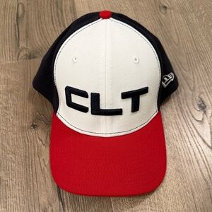 Charlotte Knights New Era Black and White 39THIRTY Cap